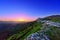 Sunrise near Gorbea mountain