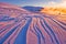 Sunrise in Nizke Tatry mountains in Sedlo pod Skalkou saddle