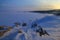 Sunrise in Olkhon Island, Baikal Lake