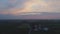 Sunrise Over Amish Farm Lands on a Misty Summer Morning