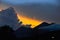Sunrise over Antigua volcano, Guatemala