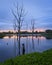 Sunrise over Arcot Pond. Northumberland,