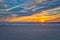 Sunrise Over the Atlantic Ocean as seen from the Ocean City, Maryland Boardwalk