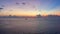 Sunrise over the Atlantic Ocean on a calm morning from the Florida Keys