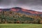 Sunrise over autumn mountains