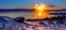 Sunrise over Barents sea