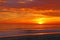 Sunrise over the beach at Nags Head, North Carolina
