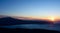 Sunrise over Calbuco Volcano seen from Osorno Volcano