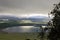 Sunrise over a cloudy Ngorongoro crater