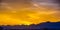 Sunrise over colorado mountains