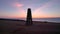 Sunrise over The Daymark from a drone, Kingswear, Devon, England