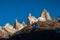 Sunrise over Fitz Roy mountain range, Argentina