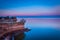 Sunrise over Great Salt Plains Lake, Oklahoma