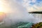 Sunrise Over Horseshoe Falls at Niagara Falls in Ontario, Canada
