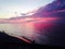 Sunrise over Lake Erie in Michigan