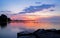 Sunrise Over Lake Ontario At Bronte Beach