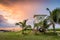 Sunrise over Lydgate Beach in Kauai