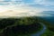 Sunrise over the mountains at Doi Inthanon