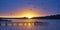 Sunrise over Murray River at Pellaring Flat, South Australia
