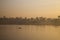 Sunrise over the Nile river