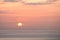 Sunrise over ocean Nature composition