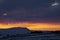 A Sunrise over Penyghent, Pen-y-ghent or Penyghent in the Yorkshire Dales, England