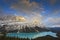 Sunrise over Peyto Lake