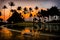 Sunrise Over the Pool in a Caribbean Paradise