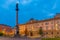 Sunrise over Roman Catholic Diocese of Piacenza-Bobbio in Piacen