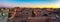 Sunrise over the roofs of Ouarzazate in Morocco