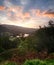 Sunrise over Rydal Water in Lake District