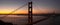 Sunrise Over San Francisco Golden Gate Bridge