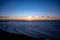 Sunrise over the Southern Ocean from Bird Rock Lookout, Torquay, Victoria, Australia