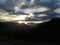 Sunrise over a summit rock in the mountains of south tyrol italy eurooe