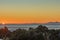 Sunrise over Taranaki from Mt Egmont area