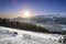 Sunrise over Tatra Mountains - view from Gubalowka