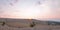 Sunrise over Teacup Canyon / Bowl on Sykes Ridge in the Pryor Mountains on the Wyoming Montana border - USA