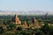 Sunrise over temples of Bagan