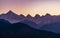 Sunrise at Panchchuli peaks