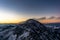 Sunrise on the Parpaner Rothorn in the Alps - 2