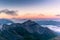 Sunrise on the Parpaner Rothorn in the Alps - 5