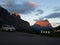 Sunrise on Passo Gardena