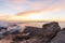 Sunrise at the peak of volcano Teide. Tenerife