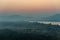Sunrise on the Pha Taem National Park , Khong Chiam, Ubon Ratchathani,Thailand
