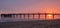 Sunrise on the pier .. Francavilla al Mare ch Italy