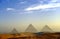 Sunrise at the Pyramids of Giza