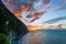 Sunrise at the Qingshui cliffs in Taiwan