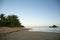 Sunrise on a remote beach in Asia