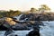 Sunrise at the Ruacana Falls Namibia