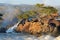 Sunrise at the Ruacana waterfall, Namibia